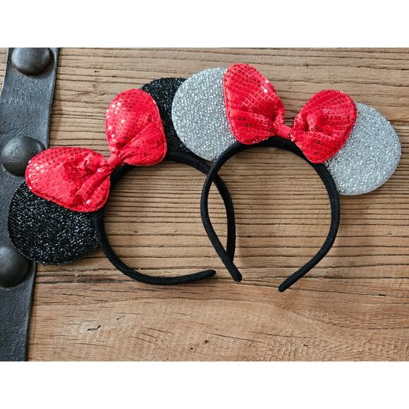 Minnie Mouse Ears Bundle 2 pairs - Picture 1 of 3